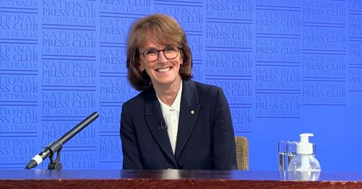 Australia’s Chief Scientist addressed the National Press Club and spoke directly to all of us.