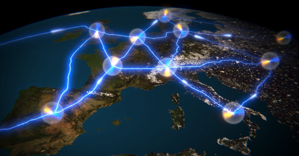 A quantum leap in the global network.
