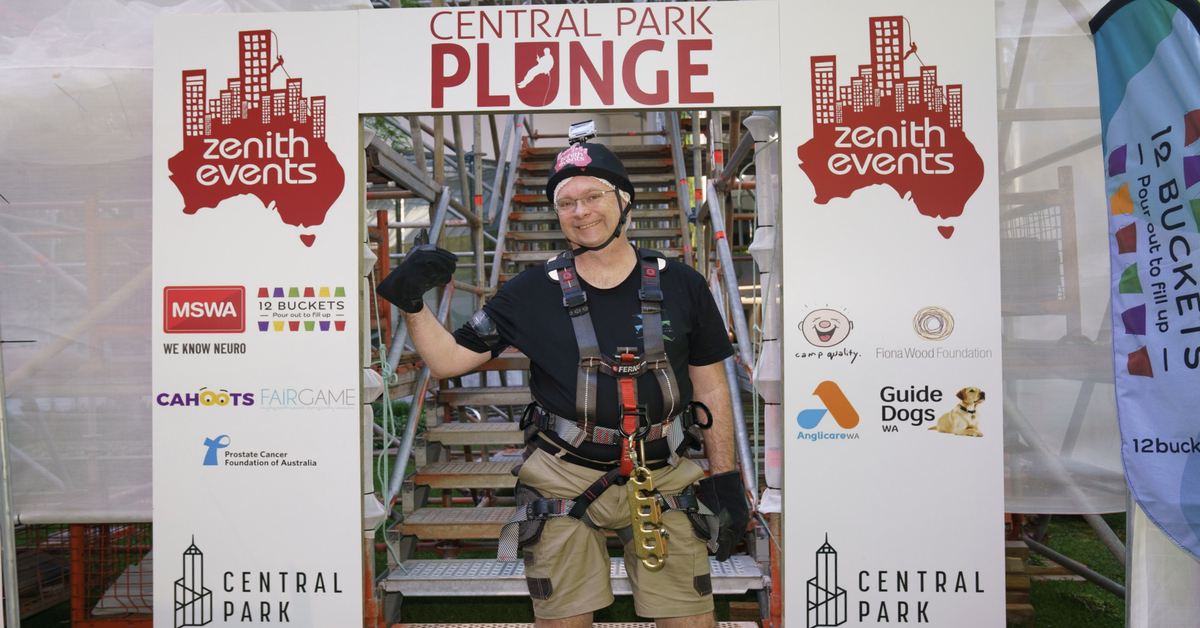 Congratulations Mike Hartley for a successful plunge for charity!