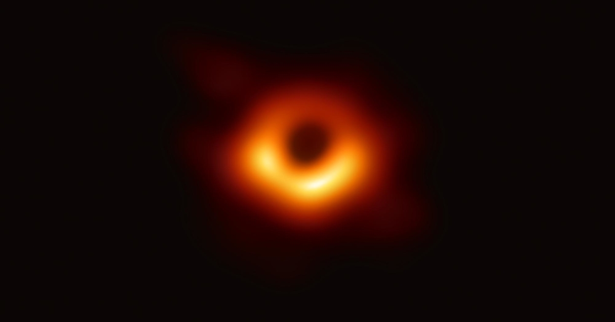 Historic first picture of the black hole at the heart of our galaxy.